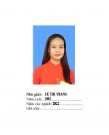 Lê Thị Trang Lê Thị Trang