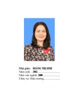 Hoàng Thị Sinh Hoàng Thị Sinh
