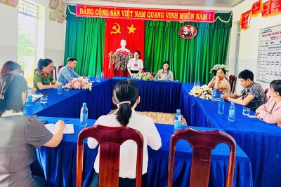 Công tác kiểm tra an toàn thực phẩm tại trường Mầm non Sao Khuê