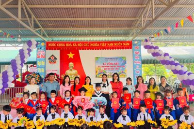 Lê tổng kết năm học và ra trường cho học sinh 5 tuổi năm học 2025 – 2026